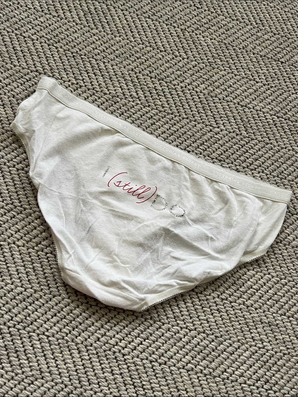 Rare Victoria’s Secret wedding underwear I (still) Do